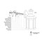 Vaxcel Auburn Aluminum 6.25-in. W 1 Light Black Motion Sensor Dusk/Dawn Outdoor Wall Lantern Clear Glass T0731 - alternate 6